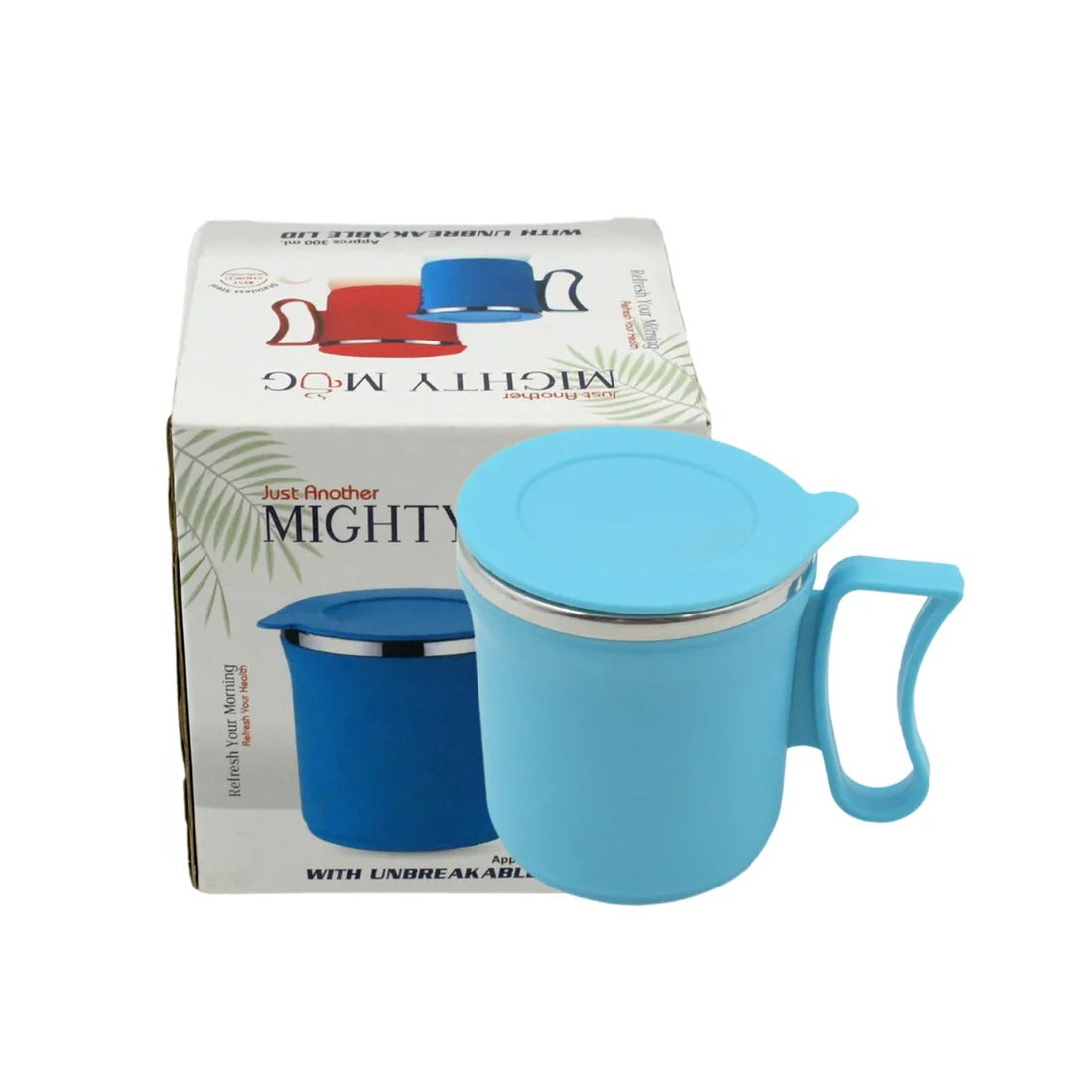 Stainless Steel Mug: Insulated, Leakproof Lid, Hot/Cold Drinks (Mix Color)