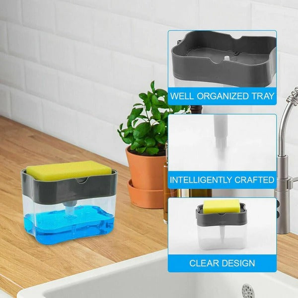 Soap Dispenser for Dishwasher Liquid Holder, Liquid Dispenser Through Pump