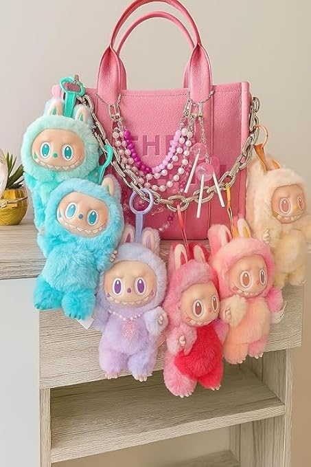 Soft Doll – Monsters Big into Energy Series Blind Box | Cute Labubu Surprise Keychain Collectible | Mystery Toy Figure for Kids, Girls | Boys | Bag Charm, Desk Ornament Gift, Multicolor