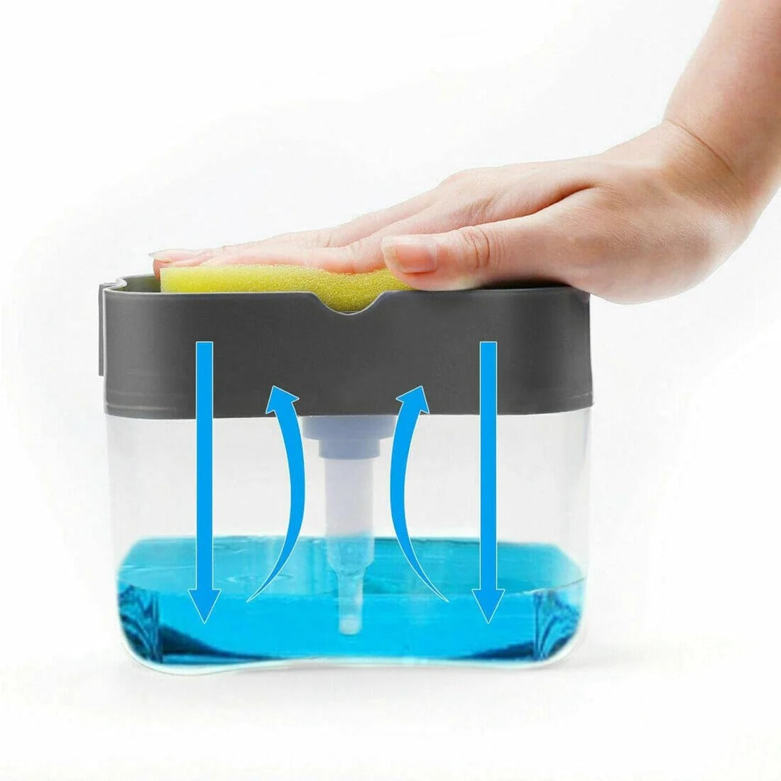 Soap Dispenser for Dishwasher Liquid Holder, Liquid Dispenser Through Pump