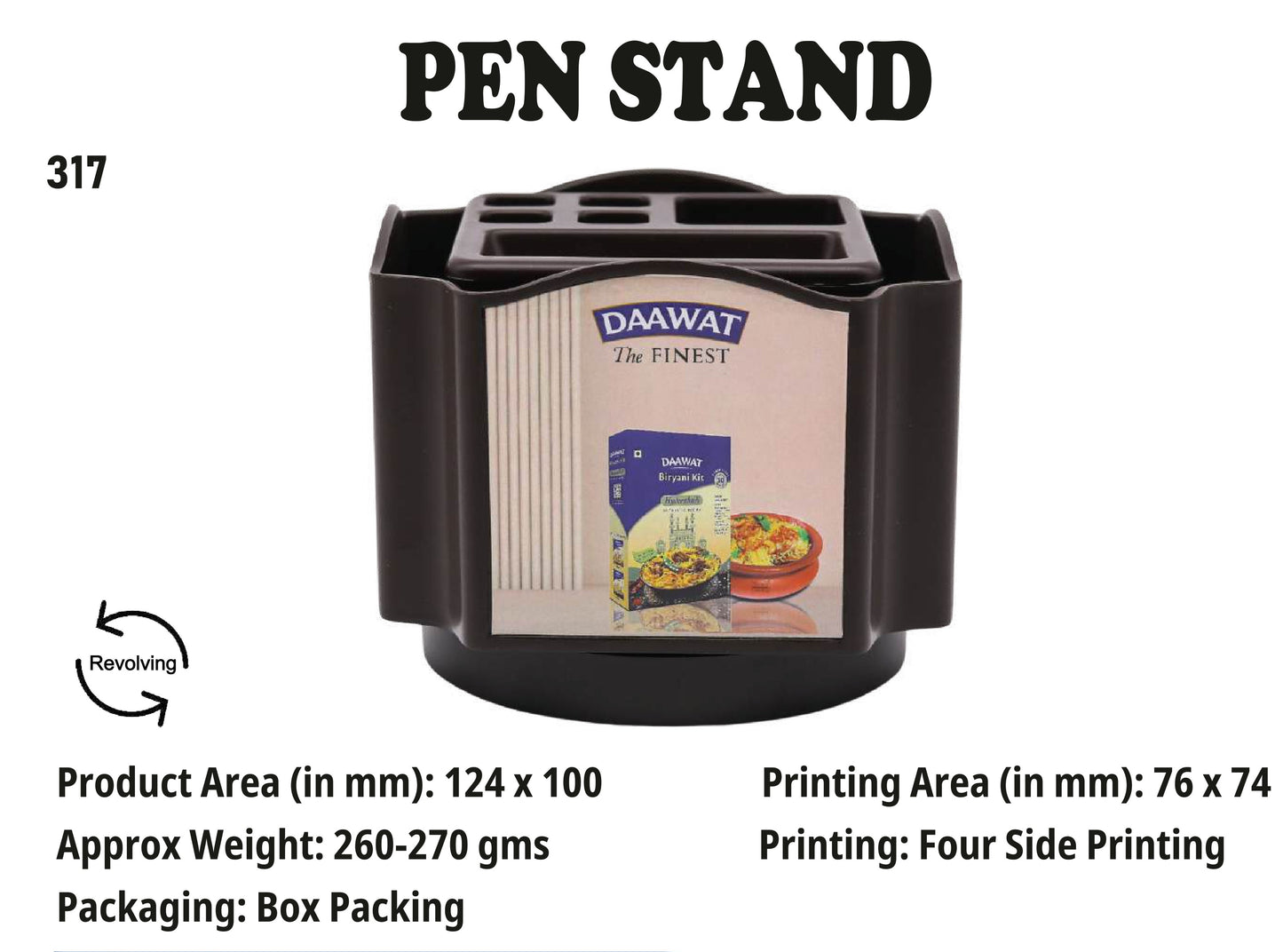 Pen stand with Mobile stand (Black 317)