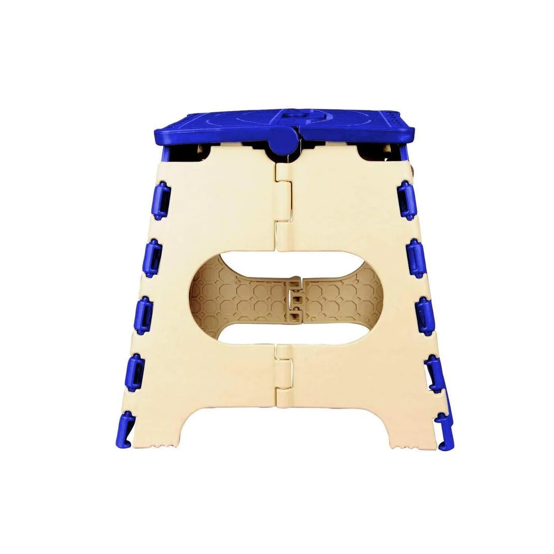 Plastic Folding Step Stool for Kids and Adults with Handle (12 Inch)