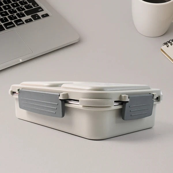 3-Compartment Stainless Steel Lunch Box