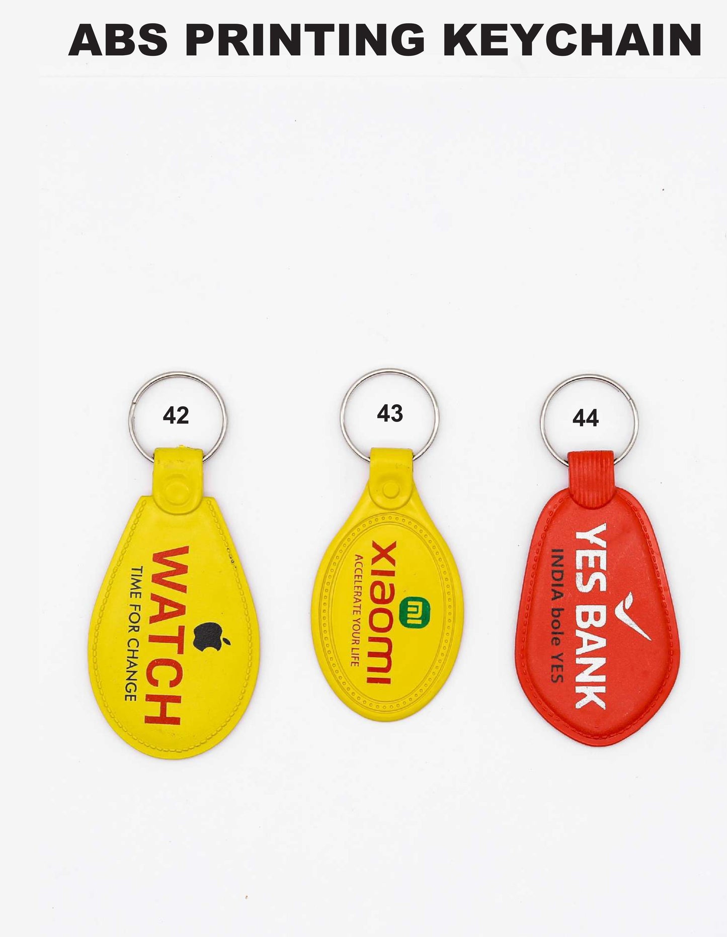 ABS PRINTING KEYCHAIN for gift anf promotion