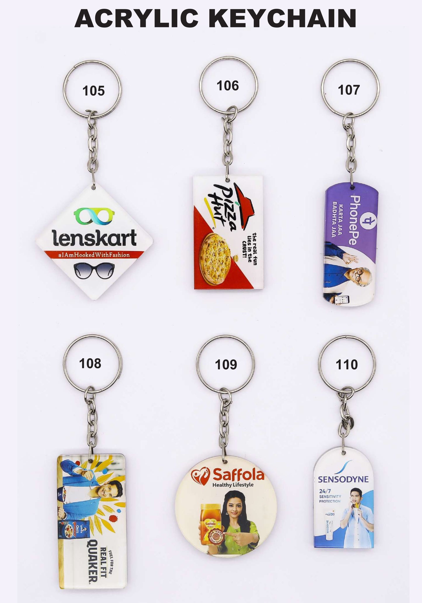 ACRYLIC KEY CHAIN for gift and promotion
