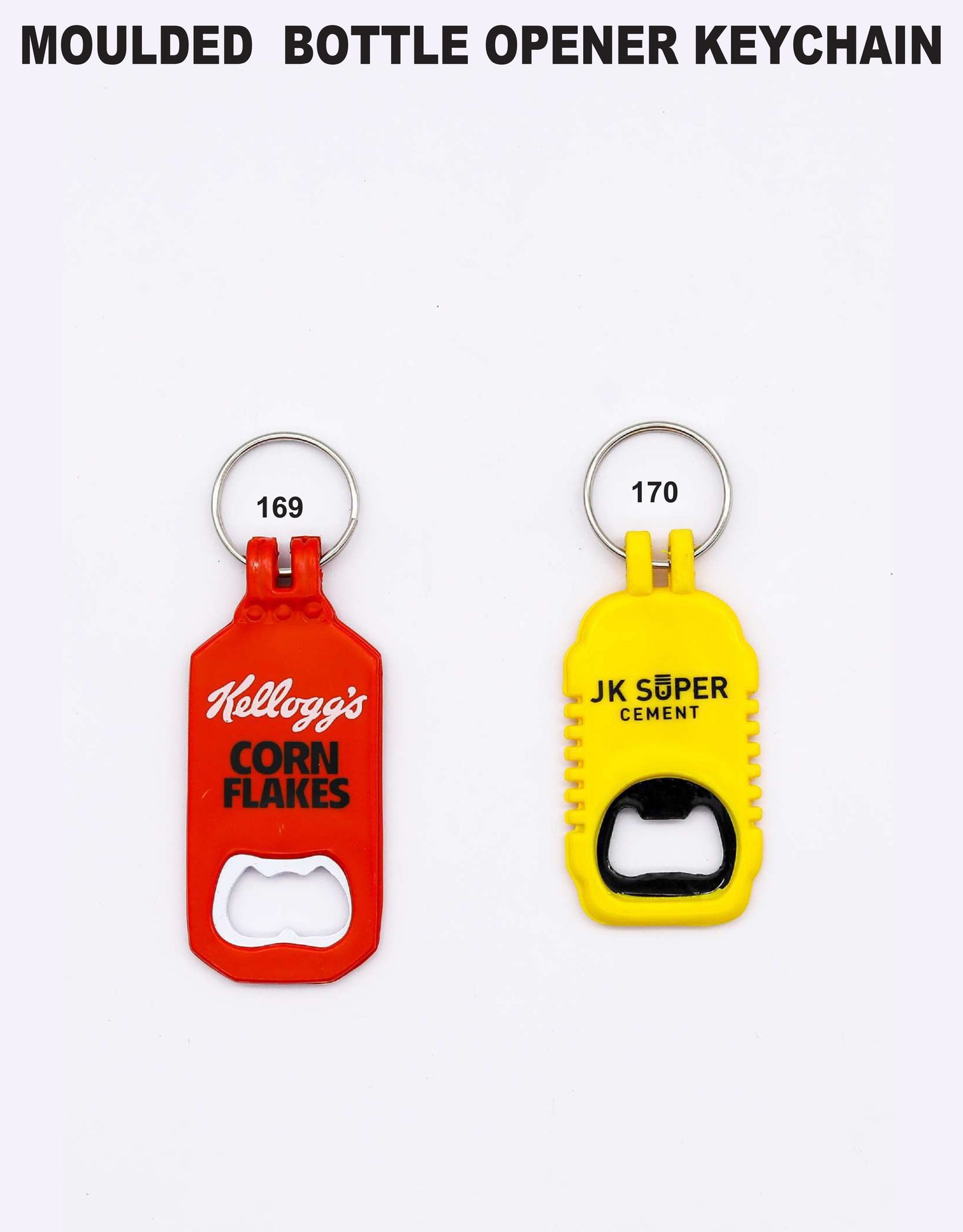 MOULDED BOTTLE OPENER KEYCHAIN