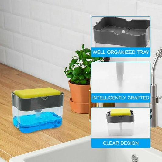 Soap Dispenser for Dishwasher Liquid Holder, Liquid Dispenser Through Pump