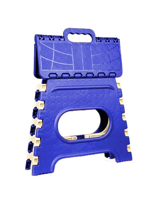 Plastic Folding Step Stool for Kids and Adults with Handle (12 Inch)