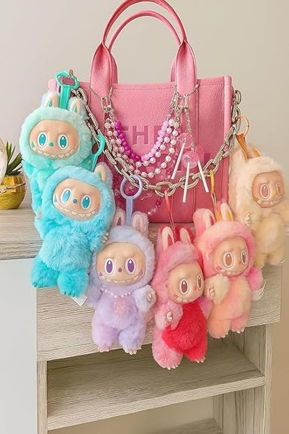 Soft Doll – Monsters Big into Energy Series Blind Box | Cute Labubu Surprise Keychain Collectible | Mystery Toy Figure for Kids, Girls | Boys | Bag Charm, Desk Ornament Gift, Multicolor