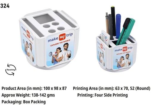Pen stand for Gifting and Promotion(White)