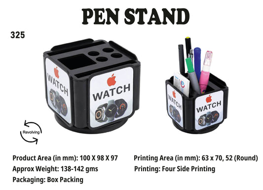 Pen Stand for Gifting and Promotion (Black-325)