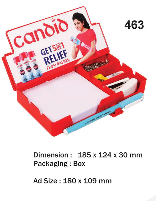 Customized Chit Pads with pan, stationery holder and 150 pages for Gifting and Promotion (463)