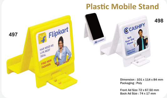 COUSTUMIZED PLASTIC MOBILE STAND (497-498)