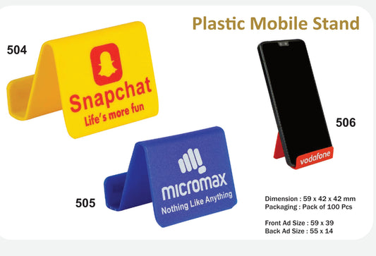 COUSTUMIZED PLASTIC MOBILE STAND