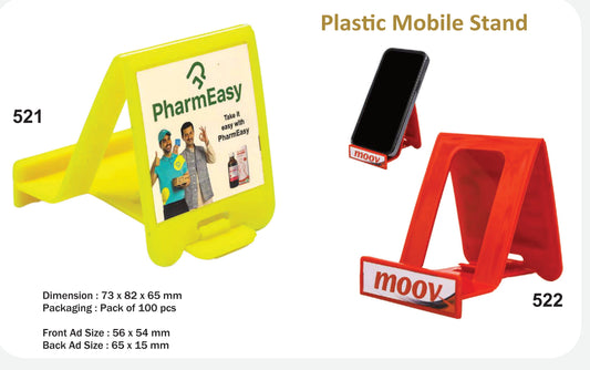 COUSTUMIZED PLASTIC MOBILE STAND (FLAXIBLE)