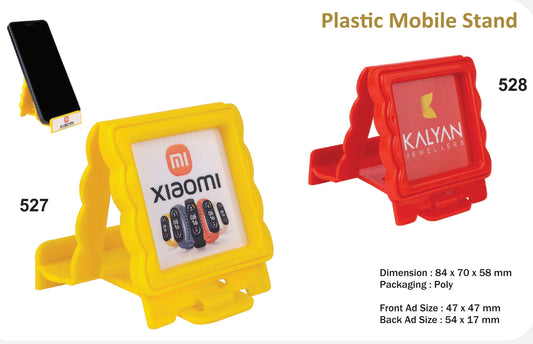 COUSTUMIZED PLASTIC MOBILE STAND (527-528)