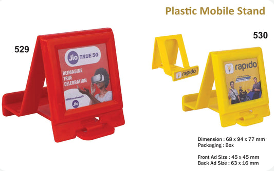 COUSTUMIZED PLASTIC MOBILE STAND (529-530)