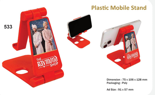 COUSTUMIZED PLASTIC MOBILE STAND (533)