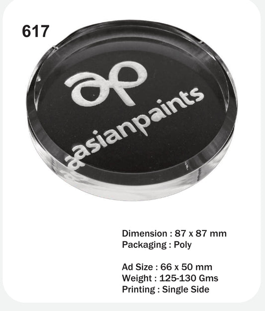 ACRYLIC PAPER WEIGHT (ASIAN PAINTS)