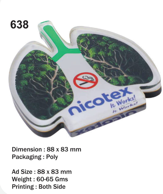 CUSTOMIZED ACRYLIC PAPER WEIGHT (NICOTEX)