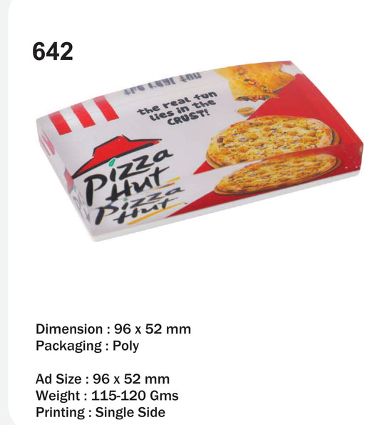 CUSTOMIZED ACRYLIC PAPER WEIGHT (PIZZA HUT)