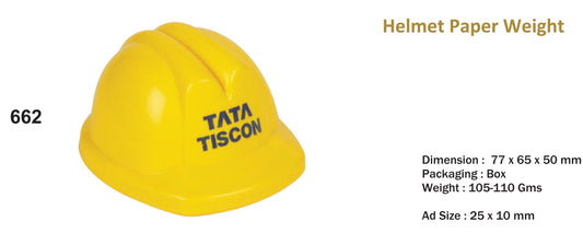 Plastic Paper Weight (Helmet)