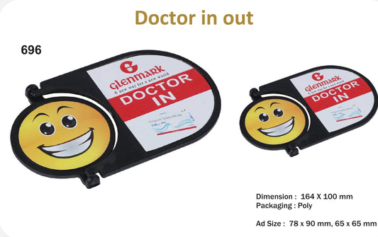 CUSTOMIZED DOCTOR IN & OUT (SMILY)