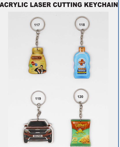 ACRYLIC LASER CUTTING KEYCHAIN for gift and promotion