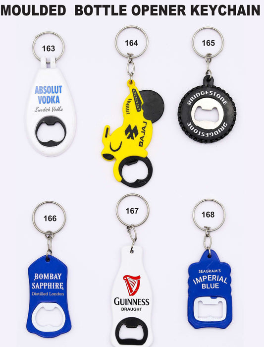 MOULDED BOTTLE OPENER KEYCHAIN