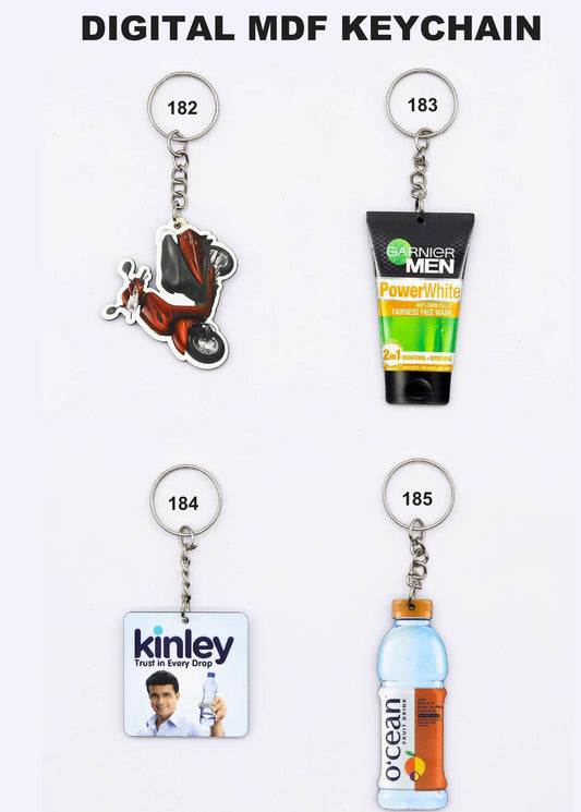 DIGITAL MDF KEYCHAIN for gift and promotion