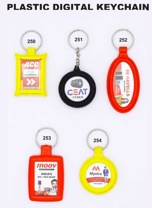 PLASTIC DIGITAL KEYCHAIN for gift and promotion