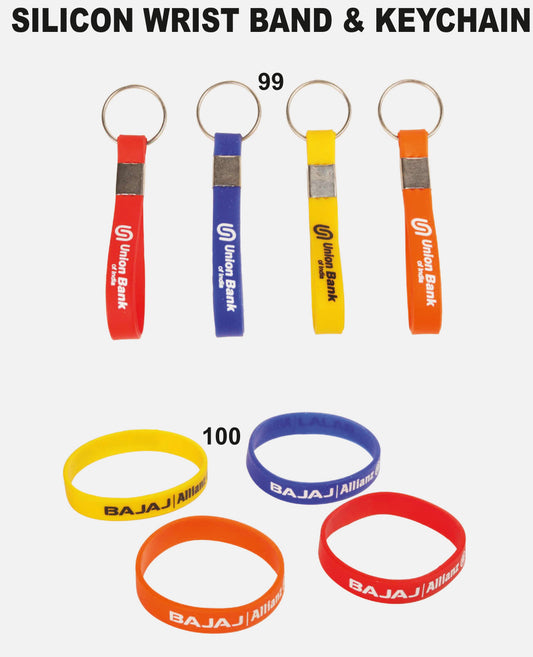 Silicon Wrist Band and Keychain