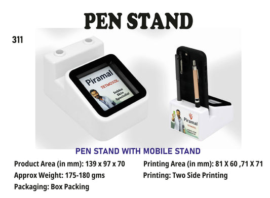 Pen stand with Mobile stand